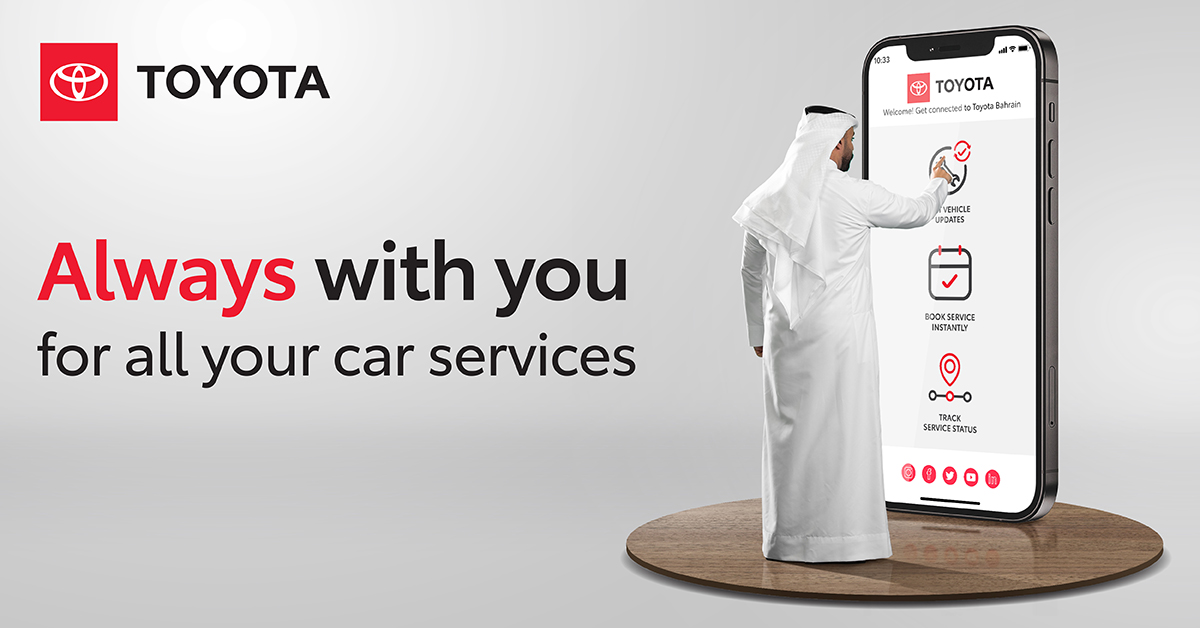Book a service from Toyota Bahrain